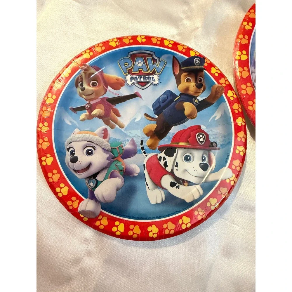 Paw Patrol Birthday Party Supplies Set Plates and Napkins 32 Pieces Total